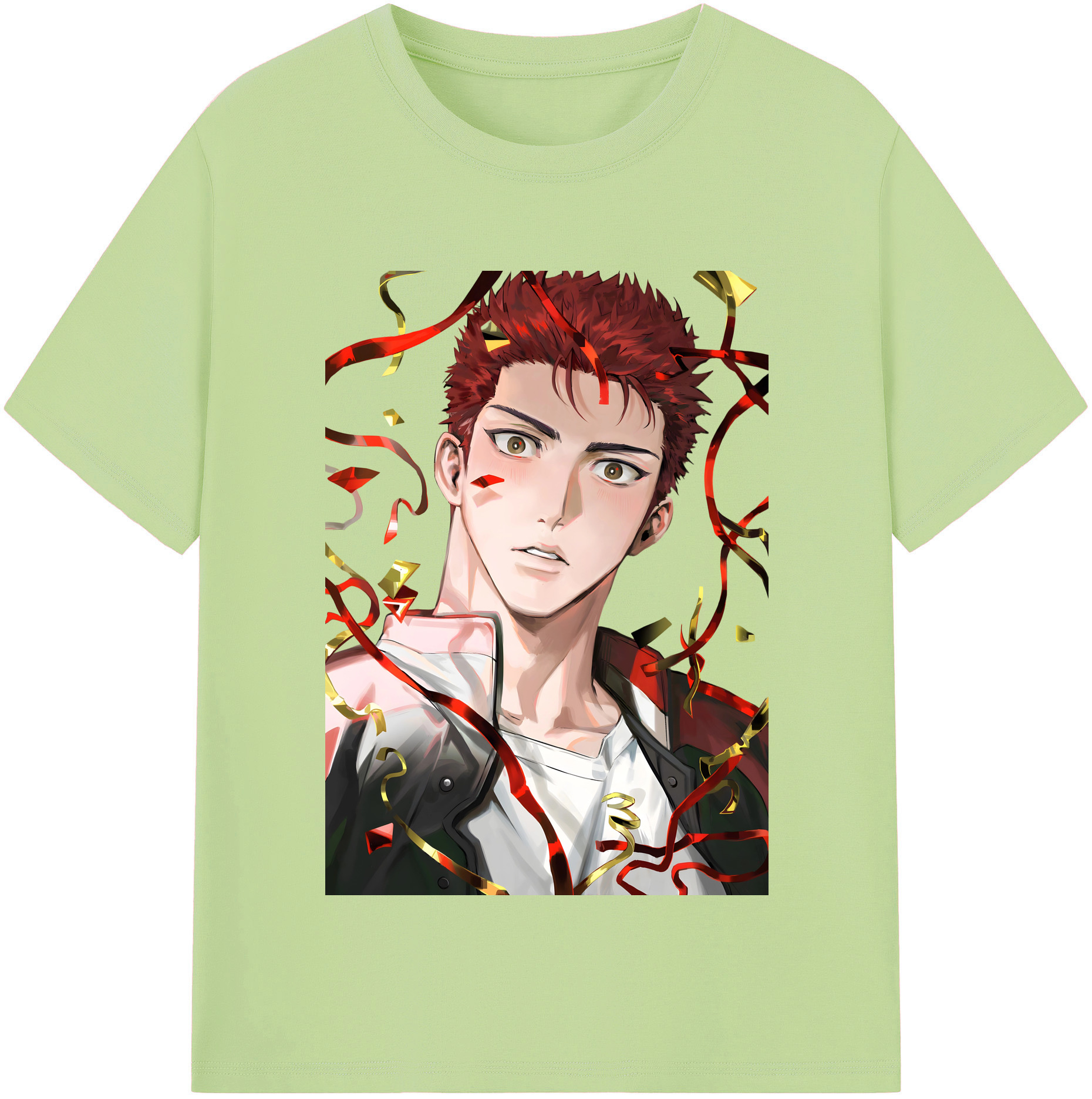 SLAM DUNK／スラムダンク 綿100％半袖Tシャツ（フロントプリント）